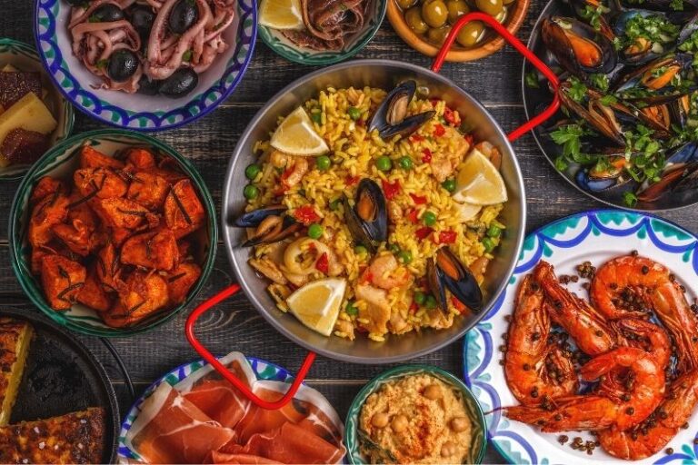 Spain traditional dishes