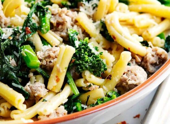 Orecchiette with Sausage and Broccoli Rabe