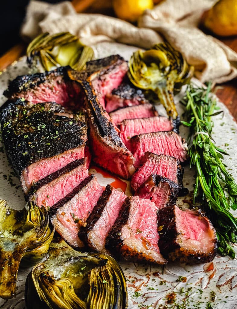 Pan Seared Porterhouse Steak