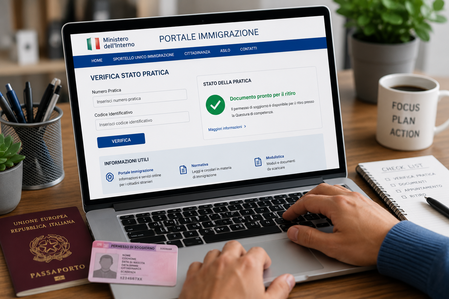 Come Controllare lo Stato del Permesso di Soggiorno Online: Guida Completa 2026